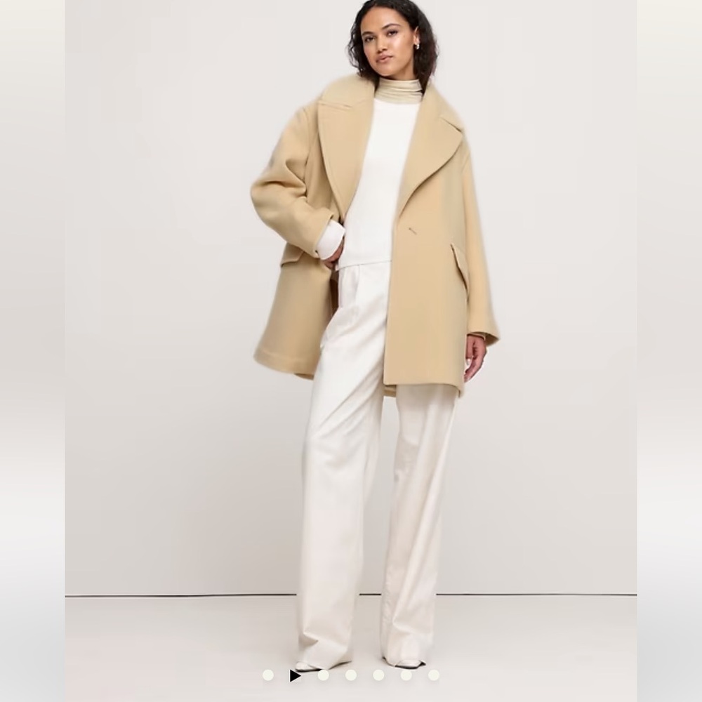 Banana Republic Wool Blend Coat Size S